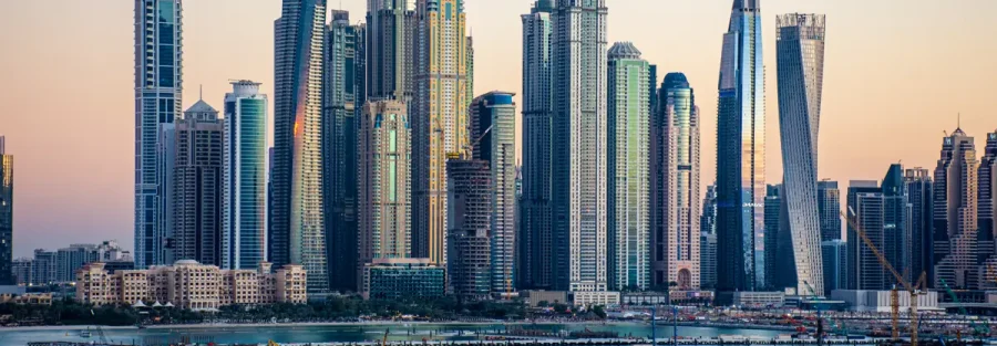 Dubai Marina skyline, illustrating how to vet a business setup adviser in the UAE