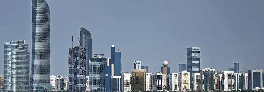 Abu Dhabi corniche skyline: buy property in Abu Dhabi as a foreigner
