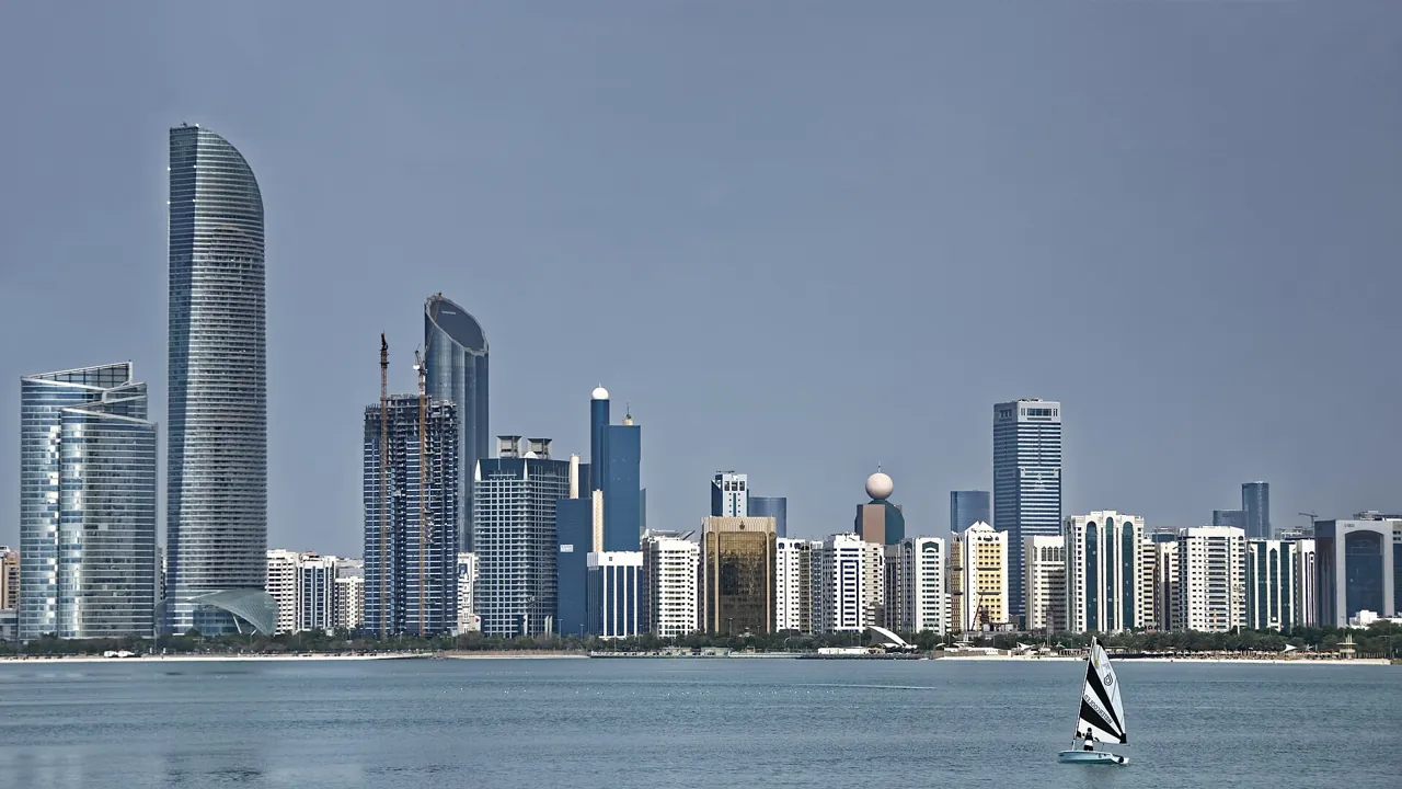 Abu Dhabi corniche skyline: buy property in Abu Dhabi as a foreigner