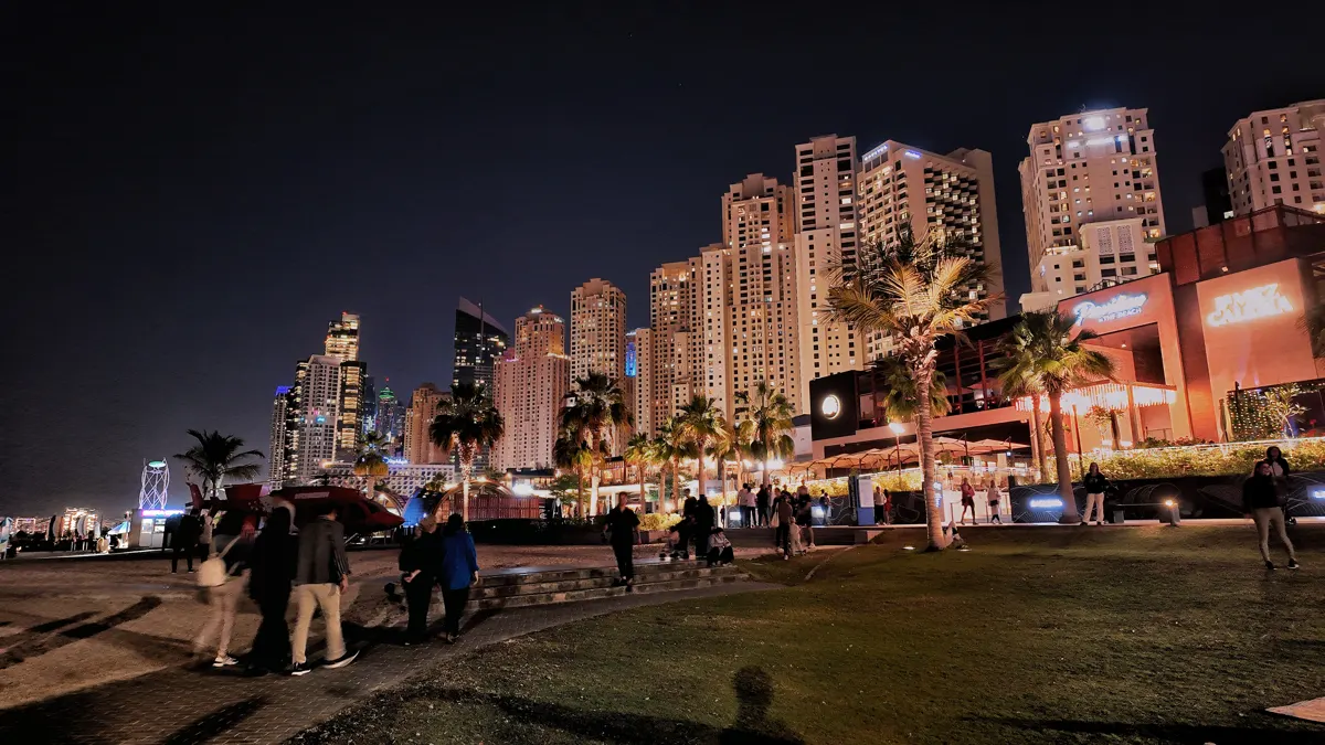 Jumeirah Beach Residence towers, illustrating Dubai net rental yield after service charges