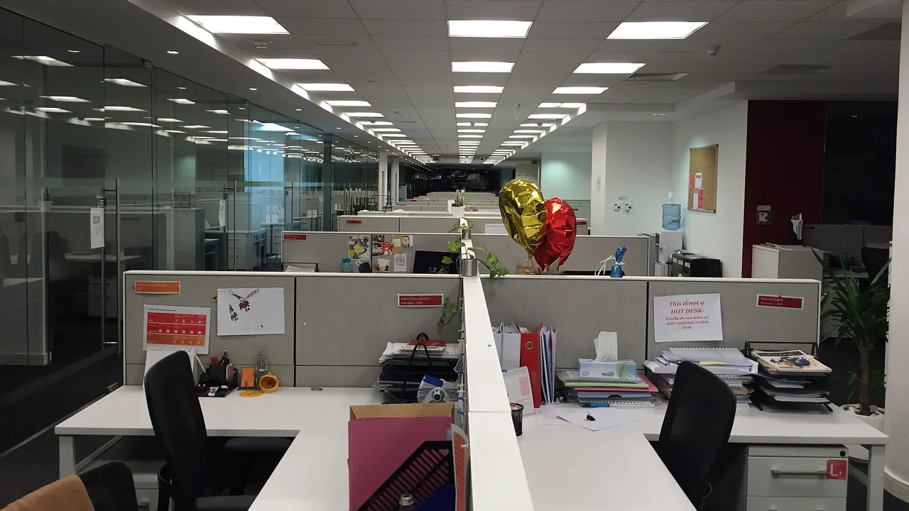UAE Wage Protection System in practice: an open-plan Dubai office where monthly payroll is run